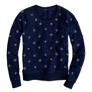 J. Crew jeweled sweatshirt